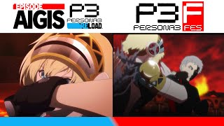 Persona 3 Reload Episode Aigis amp Persona 3 FES Opening Comparison [upl. by Adnahsar848]