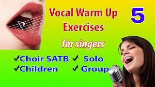 Vocalization 5  Vocal Warm ups  Voice Lesson  Choir Vocalization [upl. by Akram561]