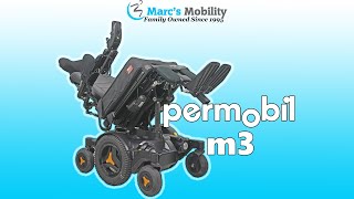 Permobil M3 Powerchair with Recline Tilt and Legs  Review 7181 [upl. by Anitrebla]