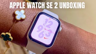 Apple Watch SE 2 40mm unboxing 2nd Generation [upl. by Atinot]