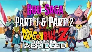 Dragon Ball Z Abridged  Complete Buu Saga Parts 1 amp 2  Team Four Star [upl. by Enyalb52]