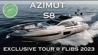 Explore the Azimut S8 Yacht  Full Walkthrough and Features Review [upl. by Bainter327]