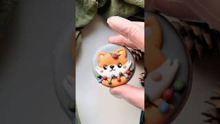 🦊Simle Christmas cookie decorating for beginners cookiedecorating christmas royalicing [upl. by Amiarom]