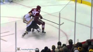 Adam McQuaid vs Raffi Torres Dec 28 2011 [upl. by Berck]