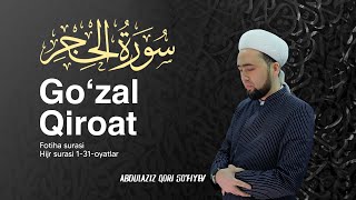 Abdulaziz qori Sofiyev  Hijr surasi 131oyatlar [upl. by Karie790]