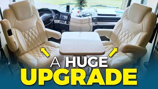 More RV Renovation Awesome New RecPro Motorhome Captains Chairs [upl. by Cy622]