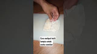 Cara melipat piscok dengan kulit lumpia [upl. by Shaefer865]