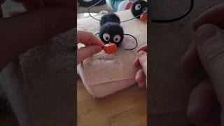 Making autumn themed soot sprites and discussing internet comments needlefelting craft felting [upl. by Sivat75]