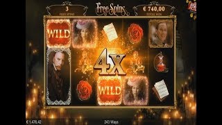 The Phantom Of The Opera Slot BIG WIN 750€ Bet [upl. by Annaert753]