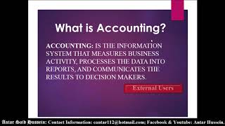 Daceasy Accounting02 Accounting Definition Af Somali [upl. by Repsaj261]