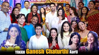 UNCUT Yeh Rishta Kya Kehlata Hai Ganesh Chaturthi Celebration Shivangi JoshiSamridhi ShuklaRohit [upl. by Leary]