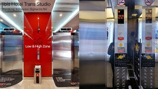 Sigma Iris Traction Elevators at Ibis Bandung Trans Studio Hotel Bandung [upl. by Stanford]