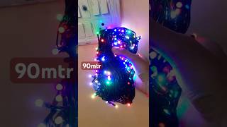 90 meter 5 mm bulb multi colour diwali lights shorts [upl. by Nyleahcim]