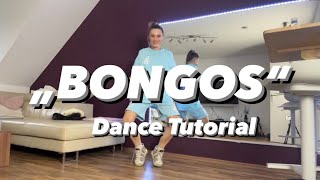 „BONGOS“ Cardi B Official Dance  langsames Tutorial by jaezshecan [upl. by Haorbed710]