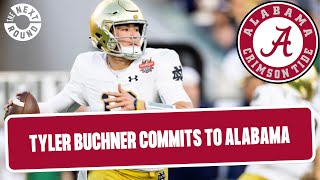 Tyler Buchner Commits to Alabama Reaction [upl. by Senga333]