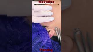 Removal of microdermal that suffered friction 🥹 microdermal microdermalpiercing microdermals mic [upl. by Anitnamaid470]