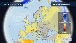 Monthly temperature forecast for Europe 8102024 [upl. by Suzann50]