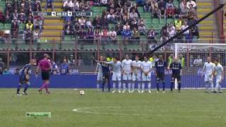 Gol di Sneijder  Inter vs Lazio 21 [upl. by Blondie]