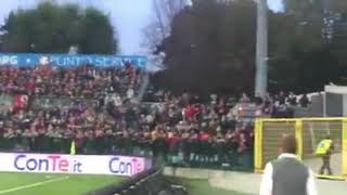 Ultras •FOGGIA• nel settore ospiti di Vercelli [upl. by Greggs]