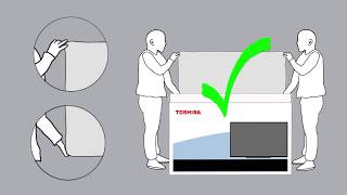 Toshiba  Unpacking and Installation English [upl. by Rick]