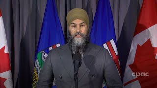 NDP Leader Jagmeet Singh speaks on cost of living Emergencies Act ruling – January 23 2024 [upl. by Dnomyad]