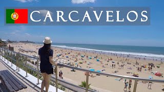 Is Praia de Carcavelos really lowkey  Carcavelos  Lisbon  Portugal Vacation [upl. by Gnohc]