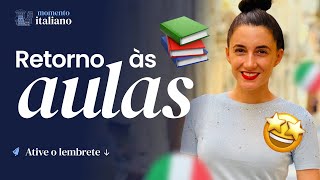 Volta às aulas na Itália  Momento Italiano 148 [upl. by Elleniad444]