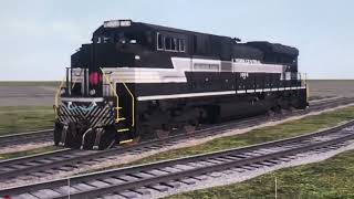 NS 1066 NYC Fouled K5LAK5LLA Horn  Trainz Railroad Simulator 2019 [upl. by Garihc]