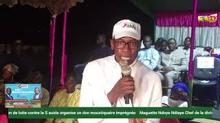 Discours de Maguette Ndoye Ndiaye chef de la division de lutte contre le Sida à Takhoum [upl. by Orabel]