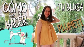 Cómo hacer una BLUSA de PLUMETI Cose fácil y bonito II Tutorial de costura In a Trendy Town [upl. by Anassor]