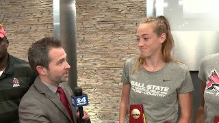 Ball State AllAmericans join FOX59 Sports Overtime [upl. by Durrett693]