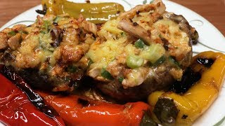 Chicken Stuffed Mushrooms Southwest Style  RadaCutlerycom [upl. by Agnizn]