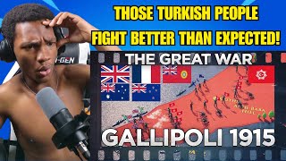 WW1 REACTION British Caribbean guy reacts to Gallipoli 1915 The Great War documentary reaction [upl. by Kazim]