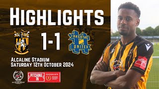 Highlights  Folkestone Invicta 11 Hashtag United  Isthmian Premier Division [upl. by Oleg949]