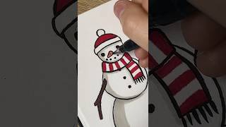 Tuto 1 de décembre  Bonhomme de neige ⛄️ [upl. by Lane]