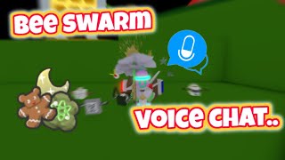 VOICE CHAT in Bee Swarm Simulator [upl. by Per588]