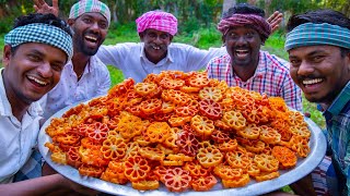 1000 ROSE COOKIES  Achu Murukku  Traditional Village Snacks Recipe  Achappam Cooking in Village [upl. by Lebatsirc]