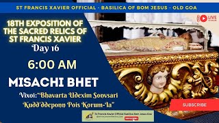 6 AM  Corlim Parish Mass  18th Exposition of the Relics of St Francis Xavier  6 Dec 2024 [upl. by Leasi]