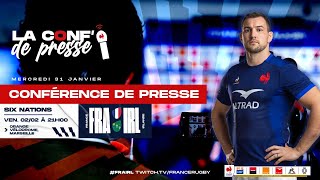 XV de France masculin  Annonce de la composition pour lIrlande [upl. by Lizbeth]