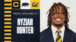 Cal Football Cal vs UC Davis 8312024 Postgame Presser  Nyziah Hunter [upl. by Lyris]