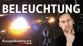 KfzBeleuchtung Wann ist welcher Scheinwerfer zu nutzen 💡  bussgeldkatalogorg [upl. by Aicac747]