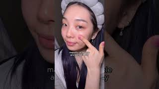 full skincare routine for sensitive acne prone skin I BLOOMING KOCO shorts [upl. by Ahsiekin997]