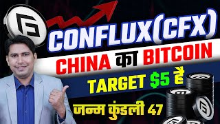 Conflux Coin Target 5 है  CFX Coin China का Bitcoin  Conflux Coin Price Prediction [upl. by Etak]