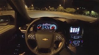 2018 Chevrolet Tahoe RST Performance Edition  POV Night Drive Binaural Audio [upl. by Elahcim]