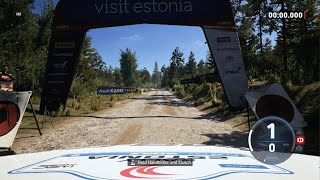 EA SPORTS WRC Estonia Vissi time trial Fiesta WRC [upl. by Yelime]