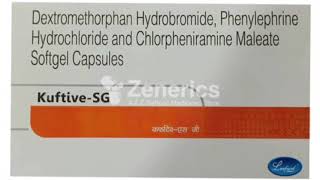 Kuftive SG Capsule Dextromethorphan Hydrobromide Phenylephrine Hydrochloride and Chlorpheniramine [upl. by Ambrosio]