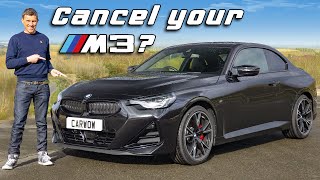 BMW M240i review with 060mph 14 mile drift and brake test [upl. by Lodmilla]