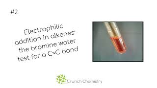 Explaining the bromine water test for an alkene [upl. by Ynej]