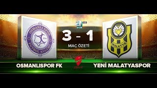 Osmanlıspor 31 Evkur Yeni Malatyaspor  Maç Özeti HD  a spor  28112017 [upl. by Illah683]