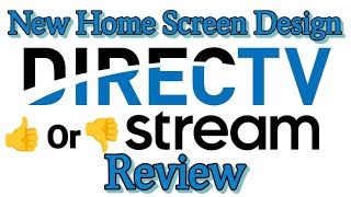 DirecTV Stream New Home Screen Review 👍 [upl. by Blake]